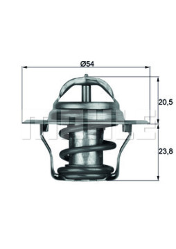 WG1261827 Termostat, chladivo WILMINK GROUP