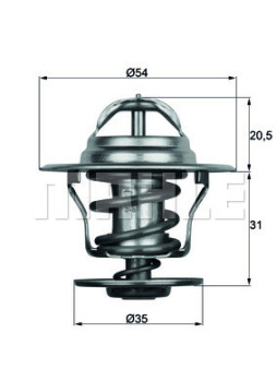 WG1261830 Termostat, chladivo WILMINK GROUP