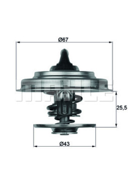 WG1262816 Termostat, chladivo WILMINK GROUP