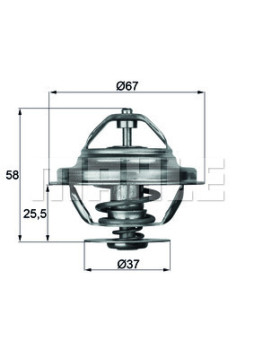 WG1217906 Termostat, chladivo WILMINK GROUP