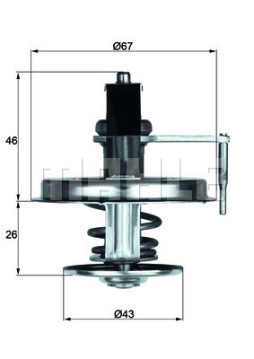 WG1262712 Termostat, chladivo WILMINK GROUP