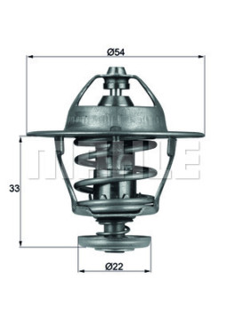 WG1264889 Termostat, chladivo WILMINK GROUP