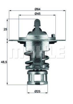 WG1264908 Termostat, chladivo WILMINK GROUP