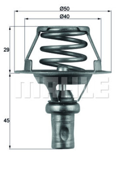 WG1264896 Termostat, chladivo WILMINK GROUP