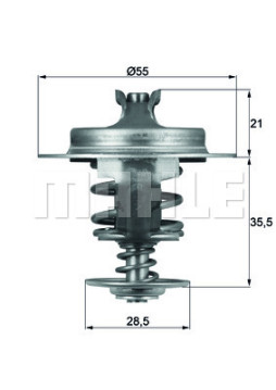 WG1264897 Termostat, chladivo WILMINK GROUP