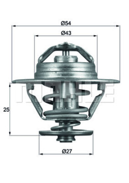 WG1218016 Termostat, chladivo WILMINK GROUP