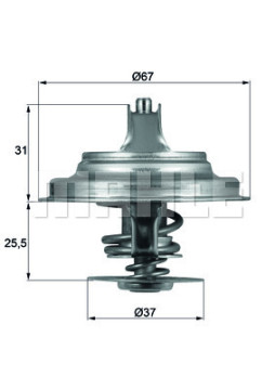 WG1262721 Termostat, chladivo WILMINK GROUP