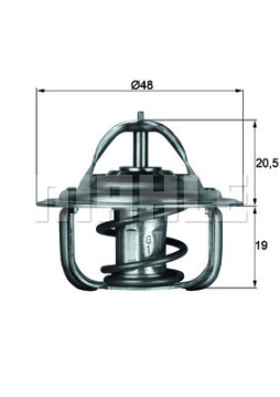 WG1261785 Termostat, chladivo WILMINK GROUP