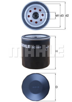 WG1217017 Olejový filtr WILMINK GROUP