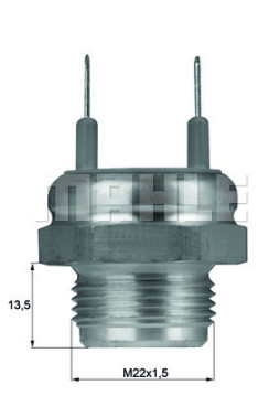 WG1265979 Teplotní spínač, větrák chladiče WILMINK GROUP