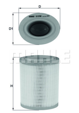 WG1216308 Vzduchový filtr WILMINK GROUP