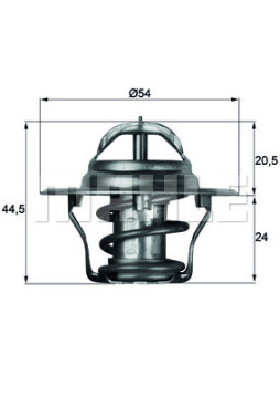 WG1261794 Termostat, chladivo WILMINK GROUP