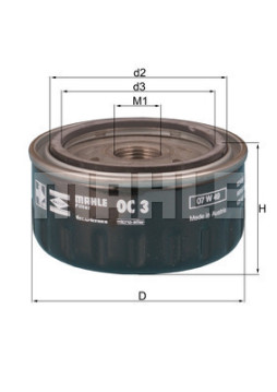 WG1217117 Olejový filtr WILMINK GROUP