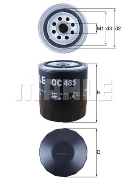 WG1217168 Olejový filtr WILMINK GROUP