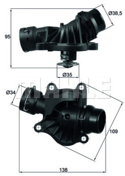 WG1426504 Termostat, chladivo WILMINK GROUP