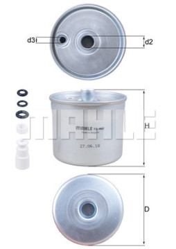 WG1215010 Palivový filtr WILMINK GROUP