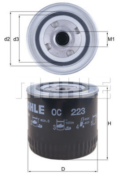 WG1379101 Olejový filtr WILMINK GROUP