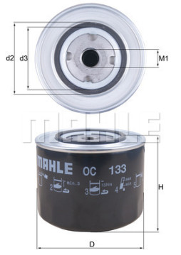 WG1217033 Olejový filtr WILMINK GROUP