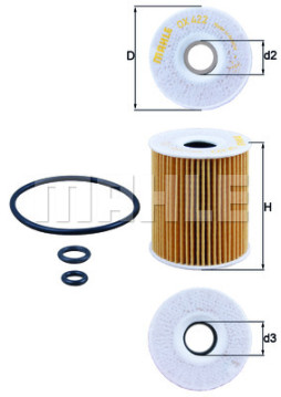 WG1104040 Olejový filtr WILMINK GROUP