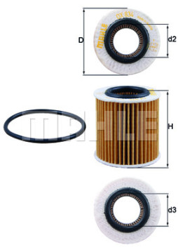 WG1217485 Olejový filtr WILMINK GROUP