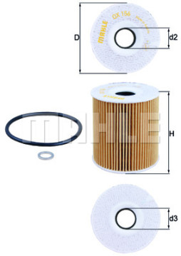 WG1217297 Olejový filtr WILMINK GROUP