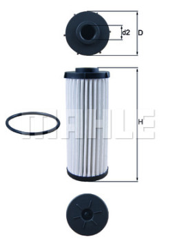 WG1804937 Hydraulický filtr, automatická převodovka WILMINK GROUP