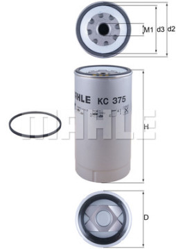 WG1214819 Palivový filtr WILMINK GROUP