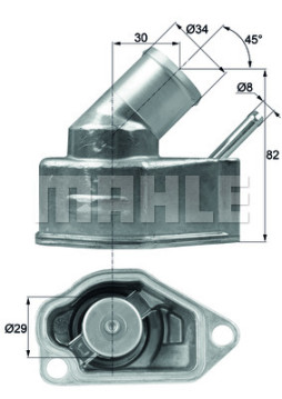 WG1261844 Termostat, chladivo WILMINK GROUP