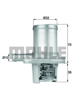 WG1264913 Termostat, chladivo WILMINK GROUP