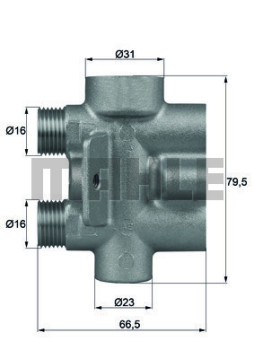 WG1261876 WILMINK GROUP termostat chladenia oleja WG1261876 WILMINK GROUP