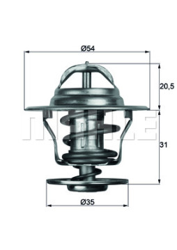 WG1261824 Termostat, chladivo WILMINK GROUP