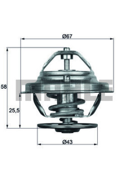 WG1262707 Termostat, chladivo WILMINK GROUP