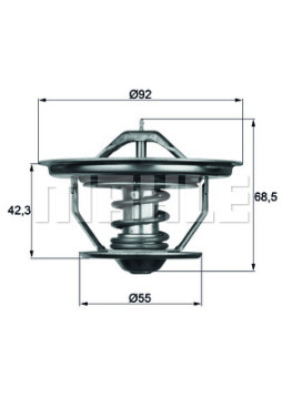 WG1262751 Termostat, chladivo WILMINK GROUP