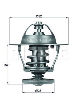 WG1264924 Termostat, chladivo WILMINK GROUP