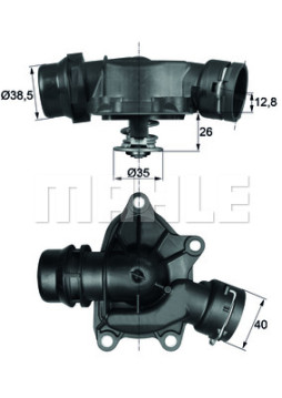 WG1217663 Termostat, chladivo WILMINK GROUP