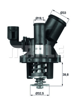 WG1217752 Termostat, chladivo WILMINK GROUP