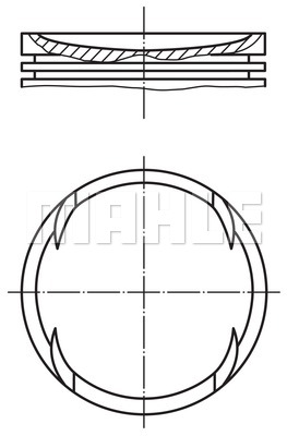 WG1104433 Píst WILMINK GROUP