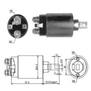 WG1748229 Elektromagnetický spínač, startér WILMINK GROUP