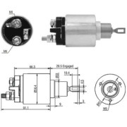 WG1748238 WILMINK GROUP elektromagnetický spínač pre żtartér WG1748238 WILMINK GROUP