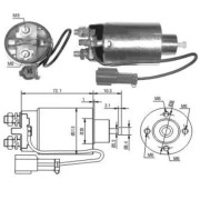 WG1748243 Elektromagnetický spínač, startér WILMINK GROUP