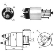 WG1748344 WILMINK GROUP elektromagnetický spínač pre żtartér WG1748344 WILMINK GROUP