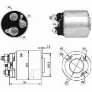 WG1748353 WILMINK GROUP elektromagnetický spínač pre żtartér WG1748353 WILMINK GROUP