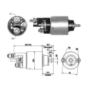 WG1821432 WILMINK GROUP elektromagnetický spínač pre żtartér WG1821432 WILMINK GROUP