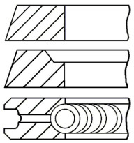 WG1096448 Sada pístních kroužků WILMINK GROUP