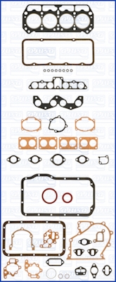 WG1163886 Kompletní sada těsnění, motor WILMINK GROUP