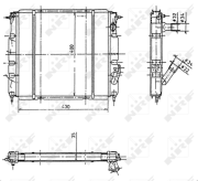 WG1721451 Chladič, chlazení motoru WILMINK GROUP