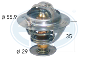 WG1492846 Termostat, chladivo WILMINK GROUP