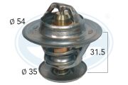 WG1493022 Termostat, chladivo WILMINK GROUP