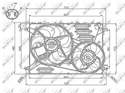 WG1720680 Větrák, chlazení motoru WILMINK GROUP