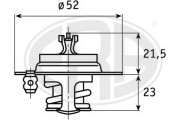 WG1492774 Termostat, chladivo WILMINK GROUP